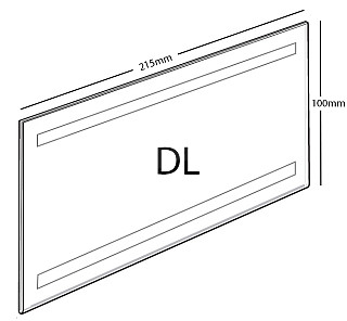 Plexi kapsa samolepka DL na šířku