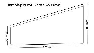PVC Kapsa šikmá A5