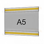 Plastová kapsa antireflexní A5 na šířku typ C 2x pěnová samolepka