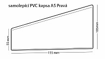 PVC Kapsa šikmá A5