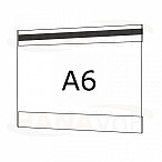 Plastová kapsa A6 na šířku typ C 1x magnet