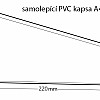 PVC Kapsa šikmá A4